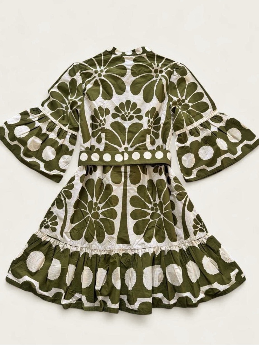 NWT FARM RIO Green Palermo Belted Mini Dress - Picture 4 of 8